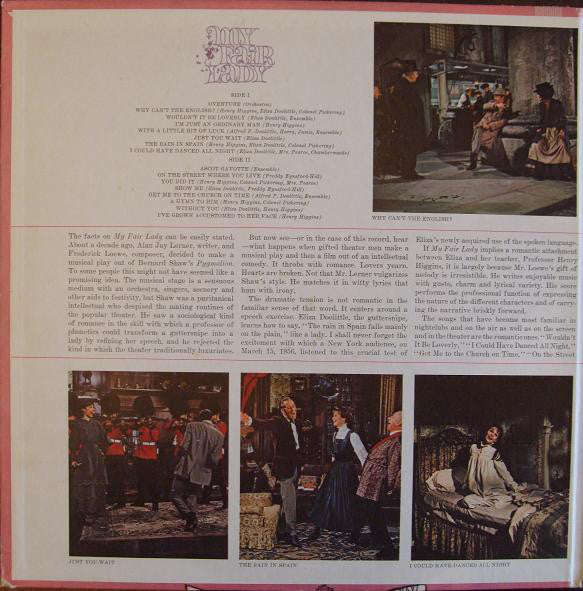 Audrey Hepburn, Rex Harrison, Stanley Holloway - Lerner & Loewe - My Fair Lady (LP) (VG) - Endless Media