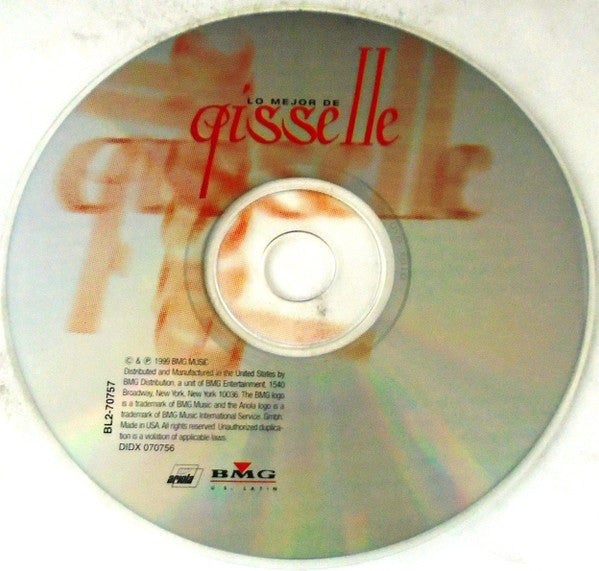 Gisselle : Lo Mejor De Giselle (CD, Comp)