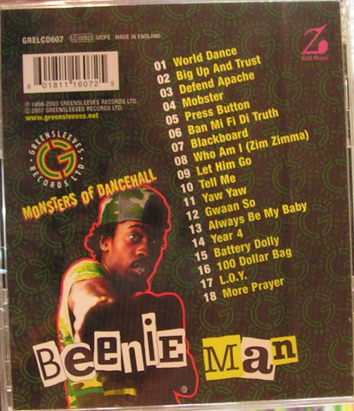 Beenie Man : Monsters Of Dancehall (CD, Comp)