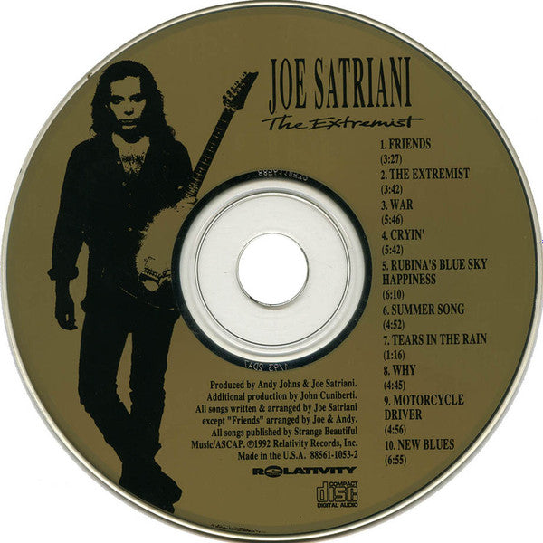 Joe Satriani : The Extremist (CD, Album, Den)