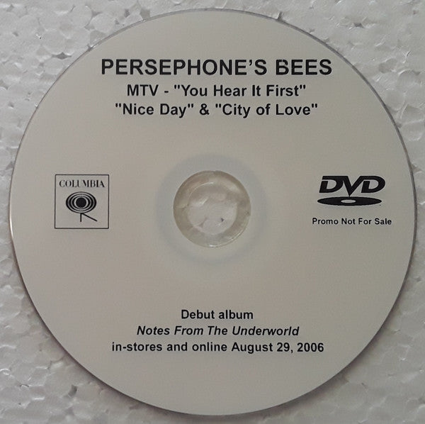 Persephone's Bees : Nice Day / City Of Love (DVDr, Promo)