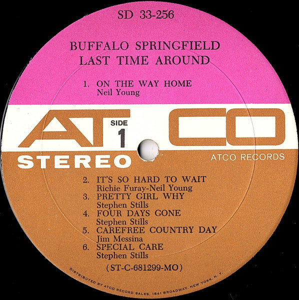 Buffalo Springfield : Last Time Around (LP, Album, MO )