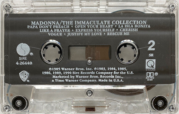 Madonna : The Immaculate Collection (Cass, Comp, Dol)