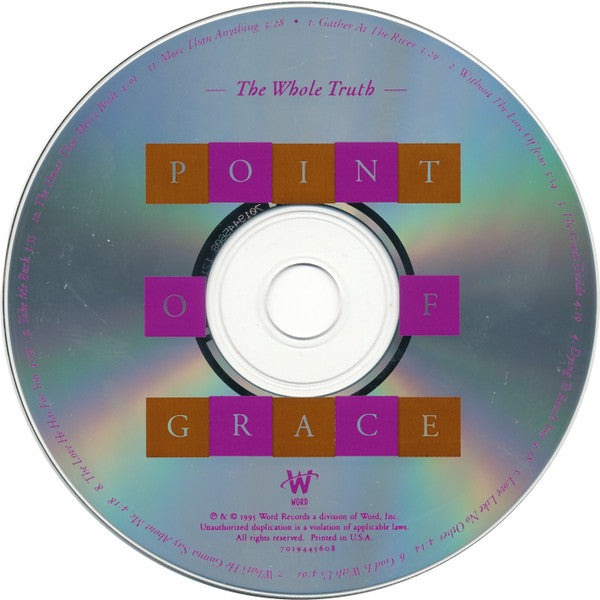 Point Of Grace : The Whole Truth (CD, Album)