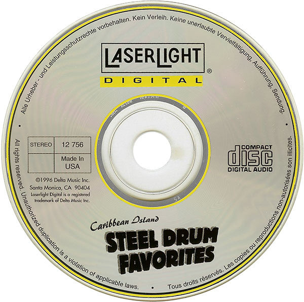 Unknown Artist : Caribbean Island Steel Drum Favorites (CD, Album)