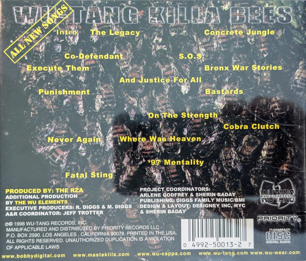 RZA Presents Wu-Tang Killa Bees : The Swarm (Volume 1) (CD, Album)