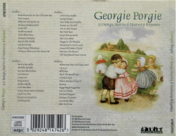 Unknown Artist : Georgie Porgie (50 Songs, Stories & Nursery Rhymes) (CD)