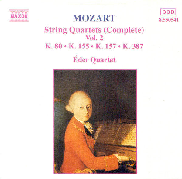 Wolfgang Amadeus Mozart : Éder Quartet : String Quartets (Complete) Vol. 2: K. 80 • K. 155 • K. 157 • K. 387 (CD, Album, RE)