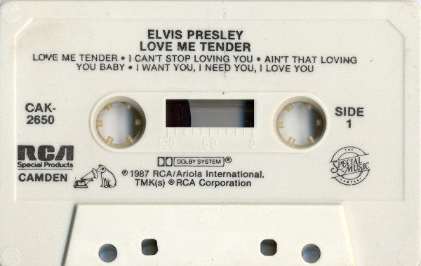 Elvis Presley : Love Me Tender (Cass, Comp, Dol)