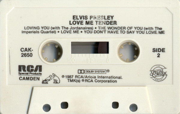 Elvis Presley : Love Me Tender (Cass, Comp, Dol)