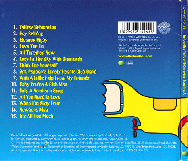 The Beatles : Yellow Submarine Songtrack (CD, Comp, RE, RM)