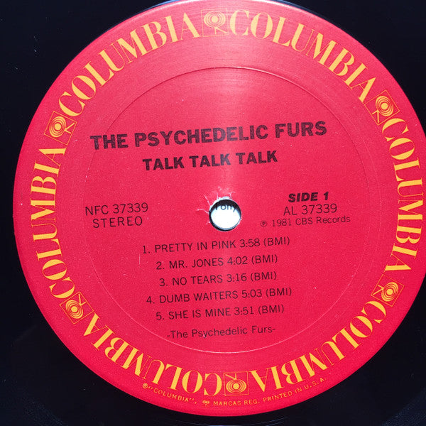 The Psychedelic Furs : Talk Talk Talk (LP, Album, Car)
