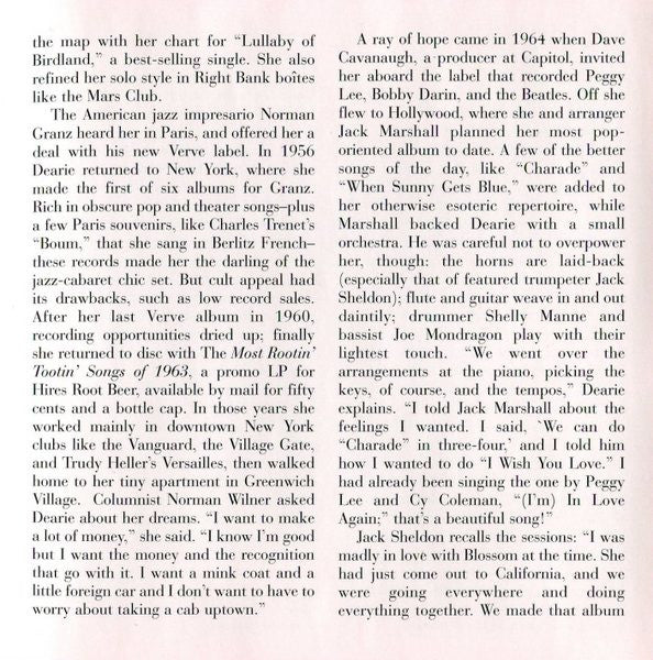 Blossom Dearie : May I Come In? (CD, Album, RE)