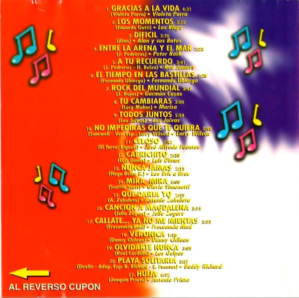 Various : Colección Bomba Vol. 2: 21 Éxitos Inolvidables de La Música Popular Chilena (CD, Comp)