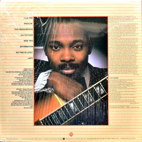 George Benson - Breezin' (LP) (VG) - Endless Media