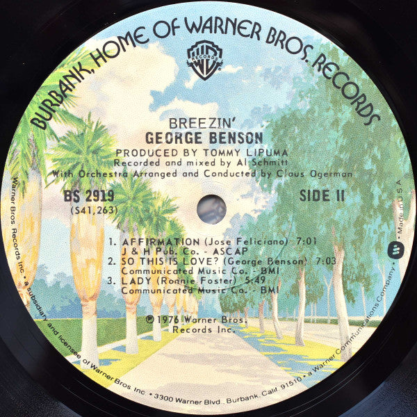 George Benson - Breezin' (LP) (VG) - Endless Media