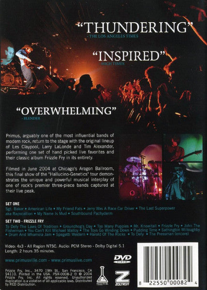 Primus : Hallucino-Genetics ● Live 2004 (DVD-V, Multichannel, NTSC)