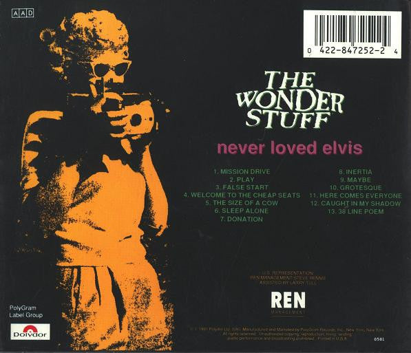 The Wonder Stuff : Never Loved Elvis (CD, Album)