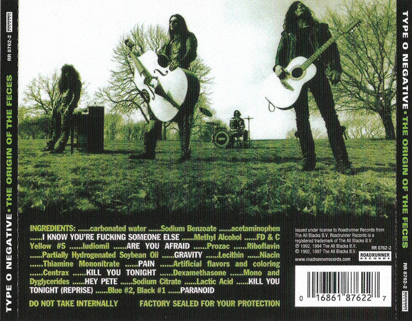Type O Negative : The Origin Of The Feces (CD, Album, RE)