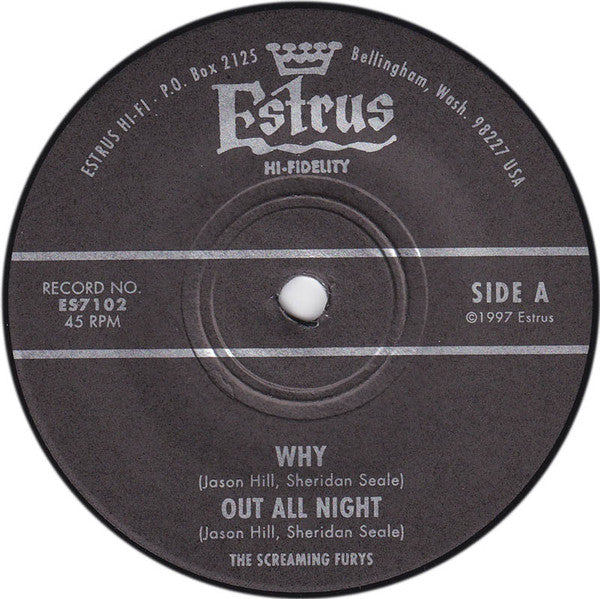 The Screamin' Furys : Why (7", EP)
