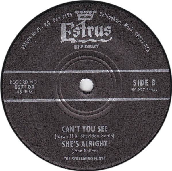 The Screamin' Furys : Why (7", EP)