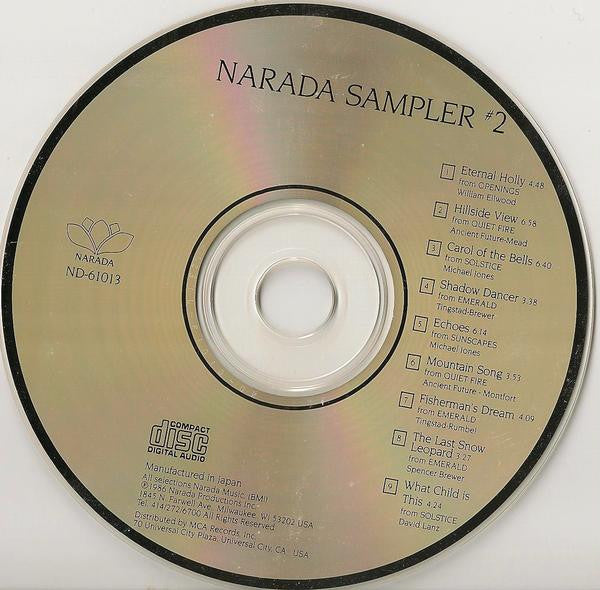 Narada Artists : Sampler #2 (CD, Smplr)