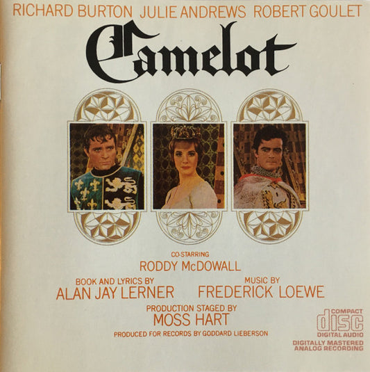 Alan Jay Lerner, Frederick Loewe - Julie Andrews, Richard Burton (2), Robert Goulet, Roddy McDowall : Camelot (CD, Album, RE)