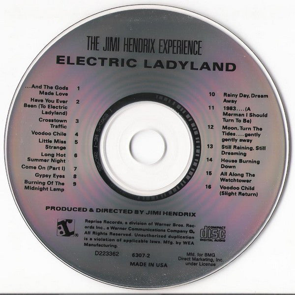 The Jimi Hendrix Experience : Electric Ladyland (CD, Album, Club, RE, RM, SRC)