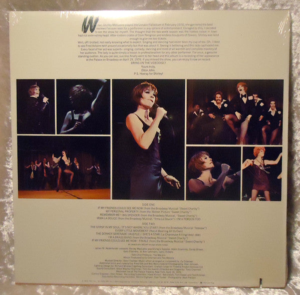 Shirley MacLaine : Live At The Palace (LP, Album)