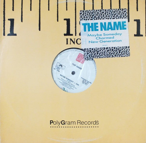 The Name : Maybe Someday (12", EP, Promo)
