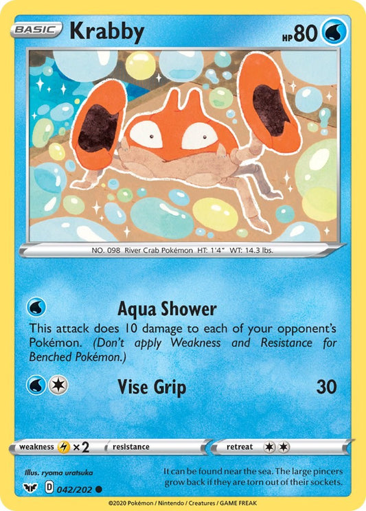 Krabby (042) [SWSH01 - 042/202] Pokemon Trading Card