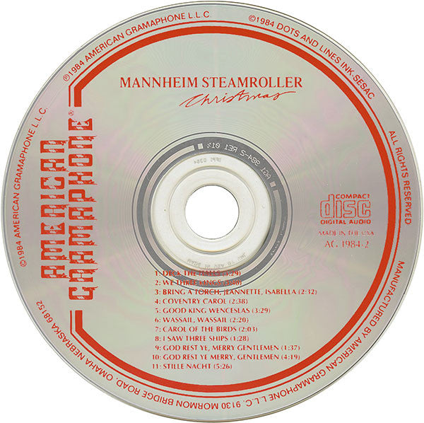 Mannheim Steamroller : Christmas (CD, Album, RP)