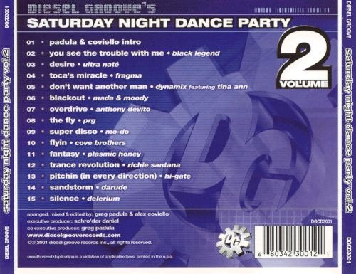 Various : Saturday Night Dance Party Vol.2 (CD, Comp)