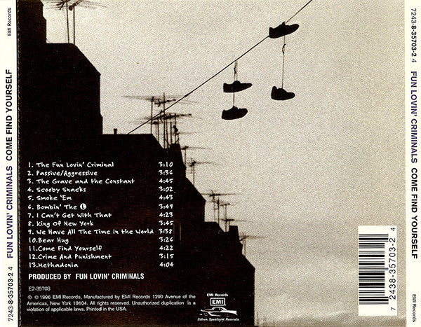 Fun Lovin' Criminals : Come Find Yourself (CD, Album)