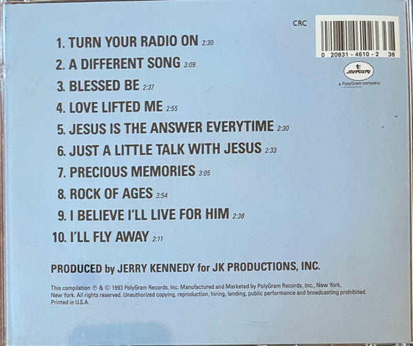 The Statler Brothers : Today's Gospel Favorites (CD, Comp, Club, RE, CRC)