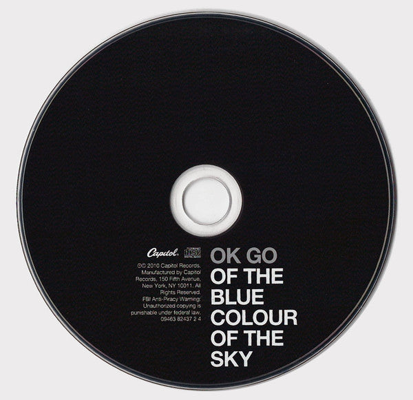 OK Go : Of The Blue Colour Of The Sky (CD, Album)