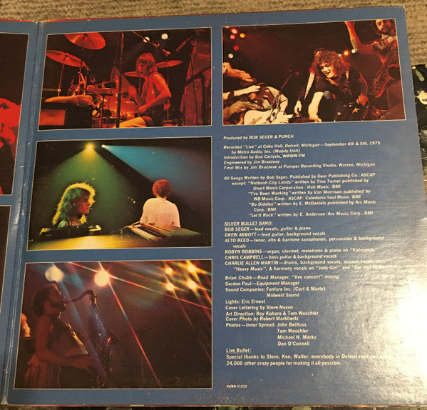 Bob Seger And The Silver Bullet Band : Live Bullet (2xLP, Los)