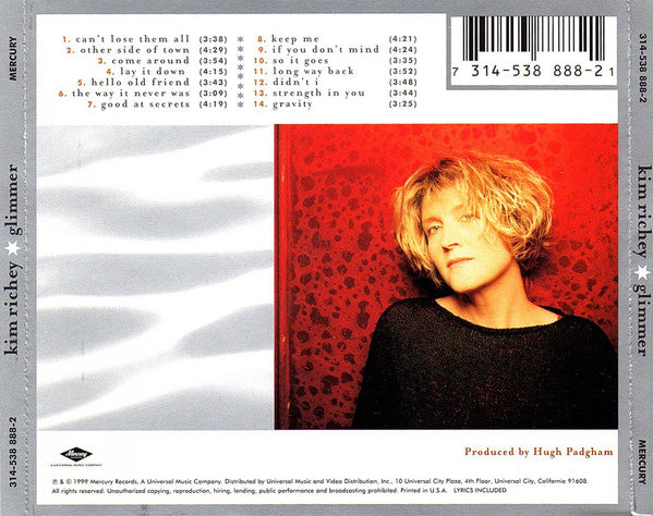 Kim Richey : Glimmer (CD, Album)