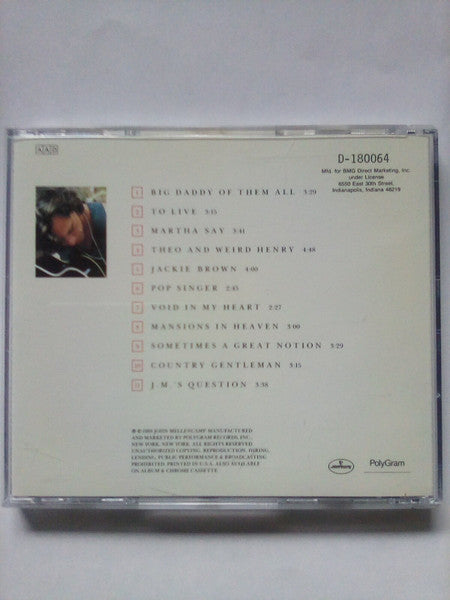 John Cougar Mellencamp : Big Daddy (CD, Album, Club)