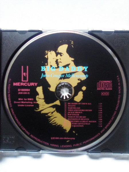 John Cougar Mellencamp : Big Daddy (CD, Album, Club)