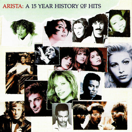 Various : Arista: A 15 Year History Of Hits (CD, Comp, Club, CRC)