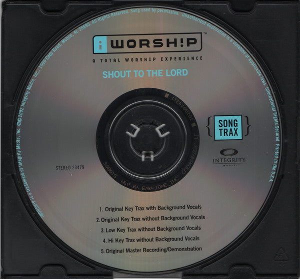 Darlene Zschech : Shout To The Lord (CD, Single, Acc)