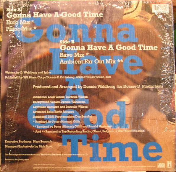Marky Mark & The Funky Bunch : Gonna Have A Good Time (12")