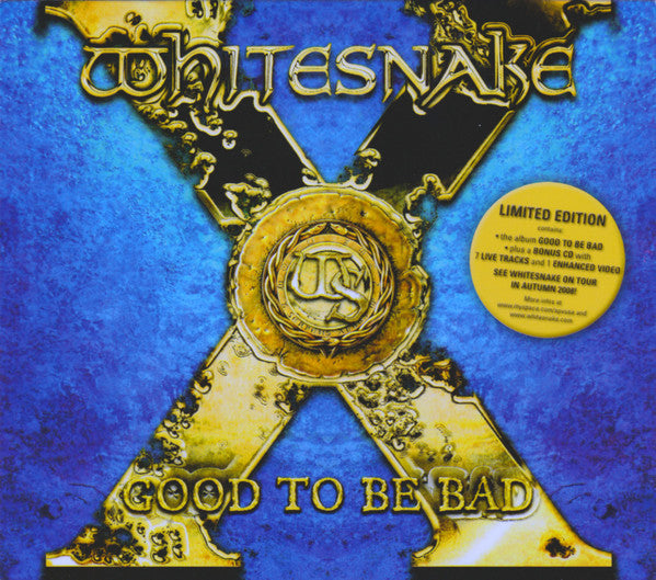 Whitesnake : Good To Be Bad (CD, Album + CD, Enh + Ltd, Sli)