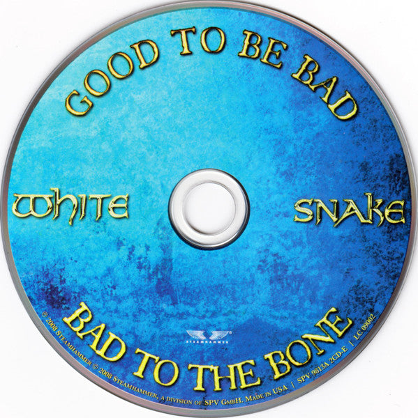 Whitesnake : Good To Be Bad (CD, Album + CD, Enh + Ltd, Sli)