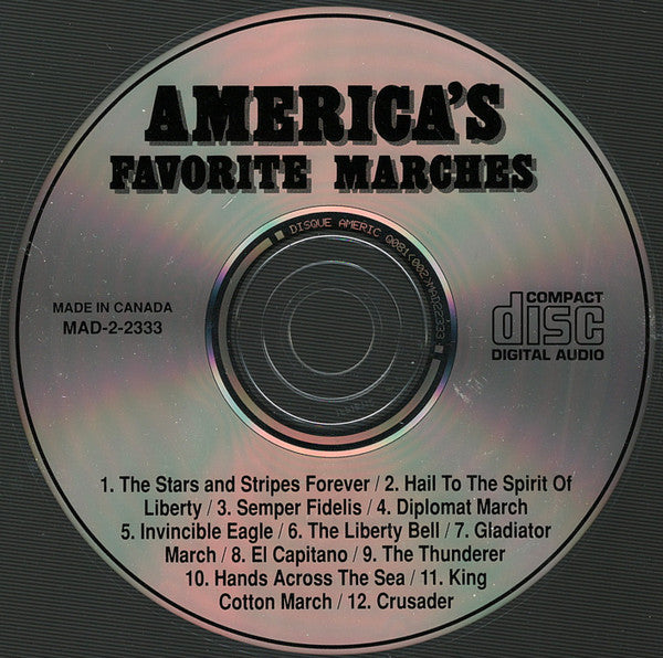 Unknown Artist : America's Favorite Marches (CD, Album)