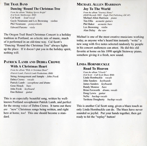 Various : Northwest Christmas Vol 1 2003 (Holiday Favorites By Local Favorites) (CD, Comp)