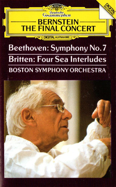 Leonard Bernstein, Ludwig van Beethoven, Benjamin Britten, Boston Symphony Orchestra : The Final Concert (Cass, Album, Club)