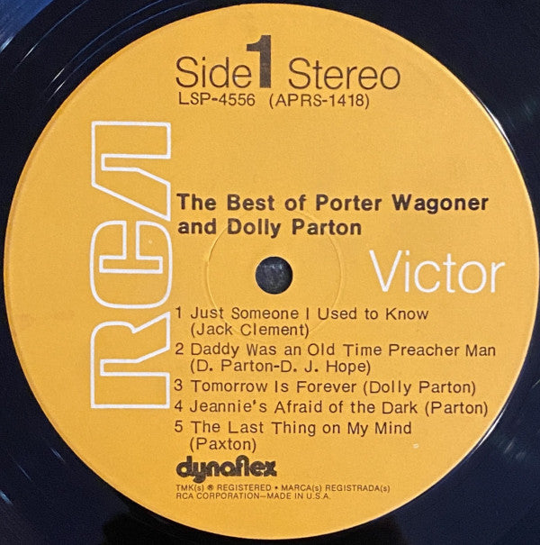 Porter Wagoner And Dolly Parton : The Best Of Porter Wagoner & Dolly Parton (LP, Comp, Hol)