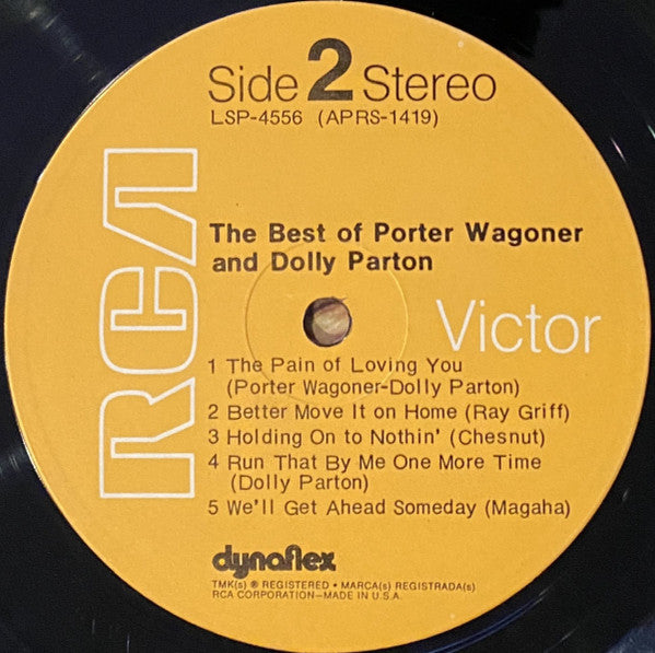 Porter Wagoner And Dolly Parton : The Best Of Porter Wagoner & Dolly Parton (LP, Comp, Hol)